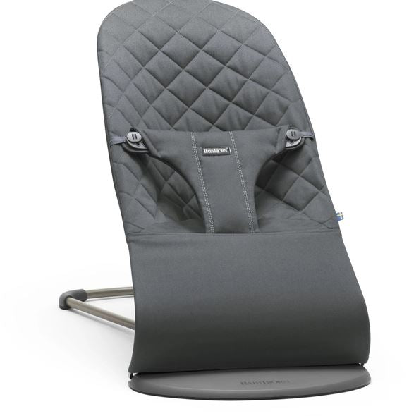 BabyBjörn Babywippe Bliss Woven Classic Quilt anthrazit