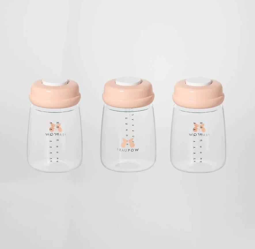 Fraupow Babyflaschen/Saugflaschen 3er Pack