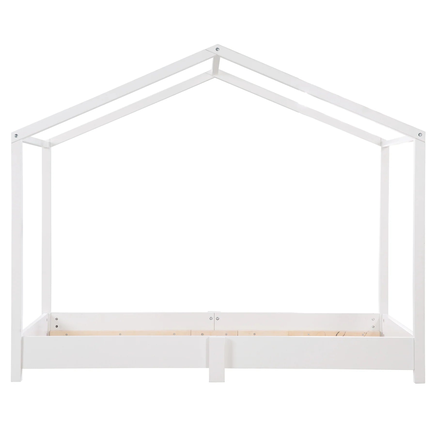 Roba Haus-Bodenbett 70 x 140 cm Weiss