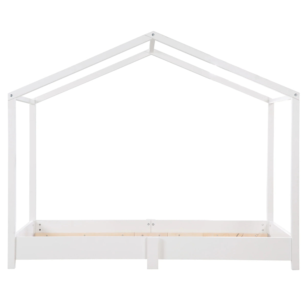 Roba Haus-Bodenbett 70 x 140 cm Weiss