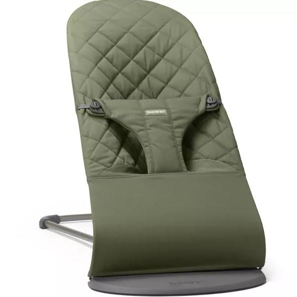 BabyBjörn Babywippe Bliss Woven Classic Quilt dunkelgrün