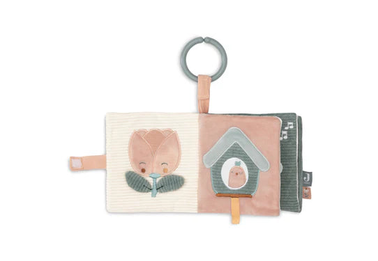 Jollein Stoffbuch mit Aktivitäten - Lovely Birds