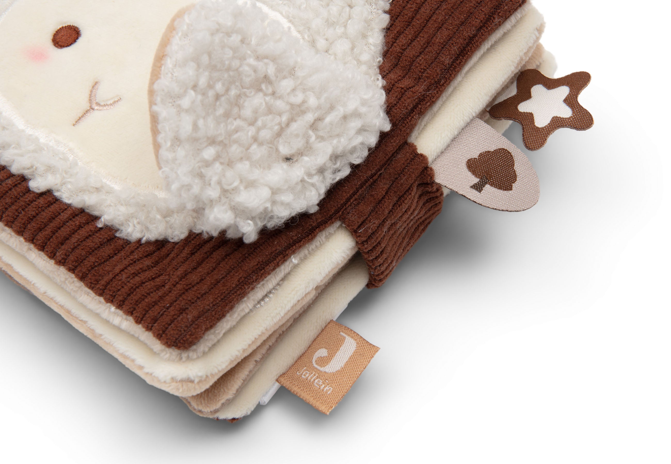 Jollein Stoffbuch mit Aktivitäten Woolly