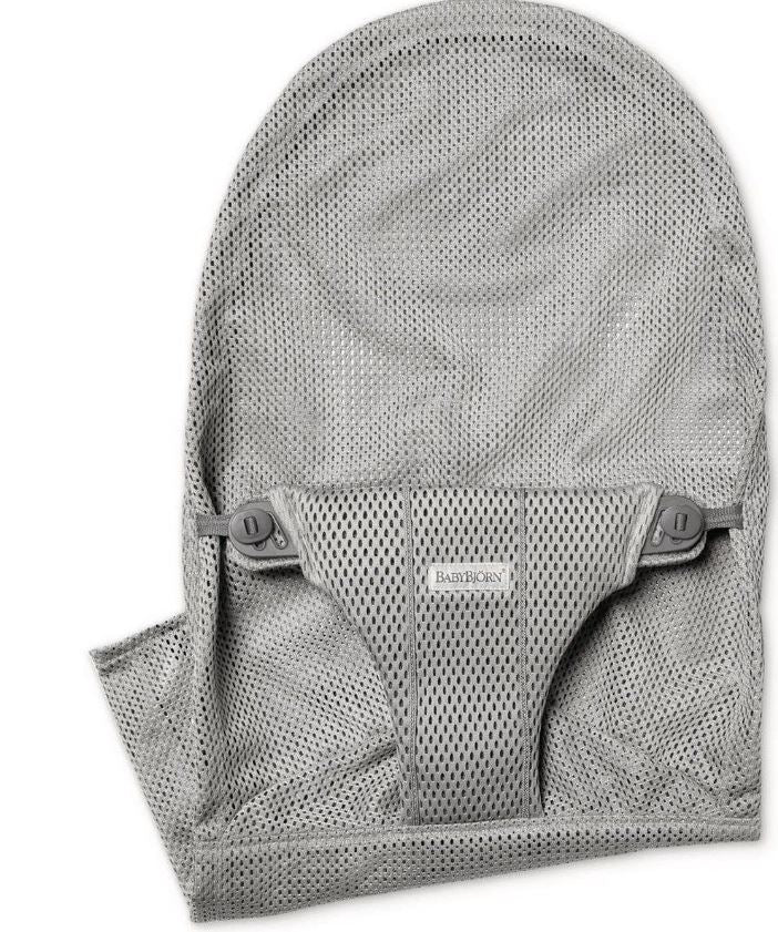 BabyBjörn Babywippe Bliss Sitzstoff für Wippe Mesh grau