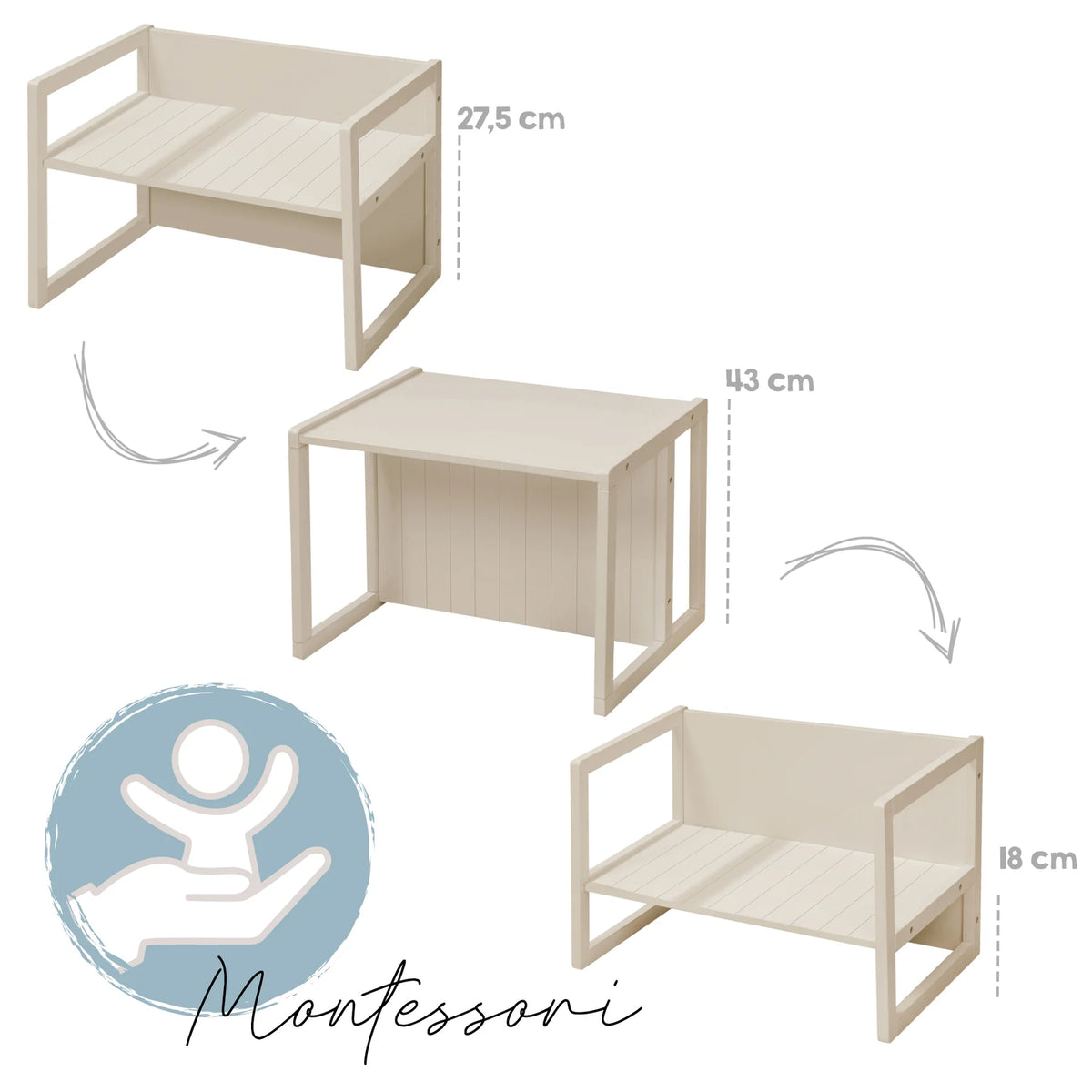 Roba Sitzbank im Landhausstil cashmere