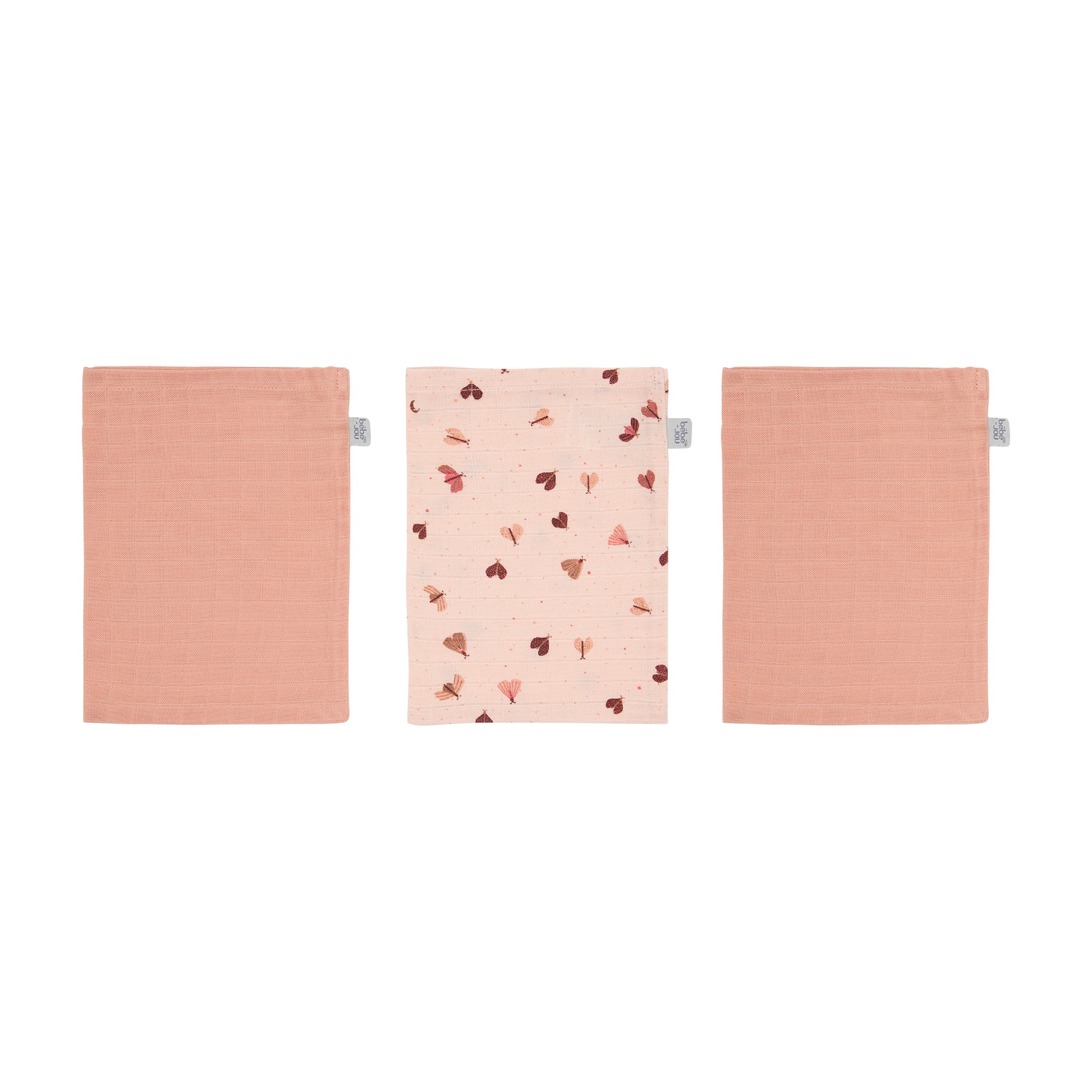 Bebejou Muslin Waschhandschuh 3 Stk.