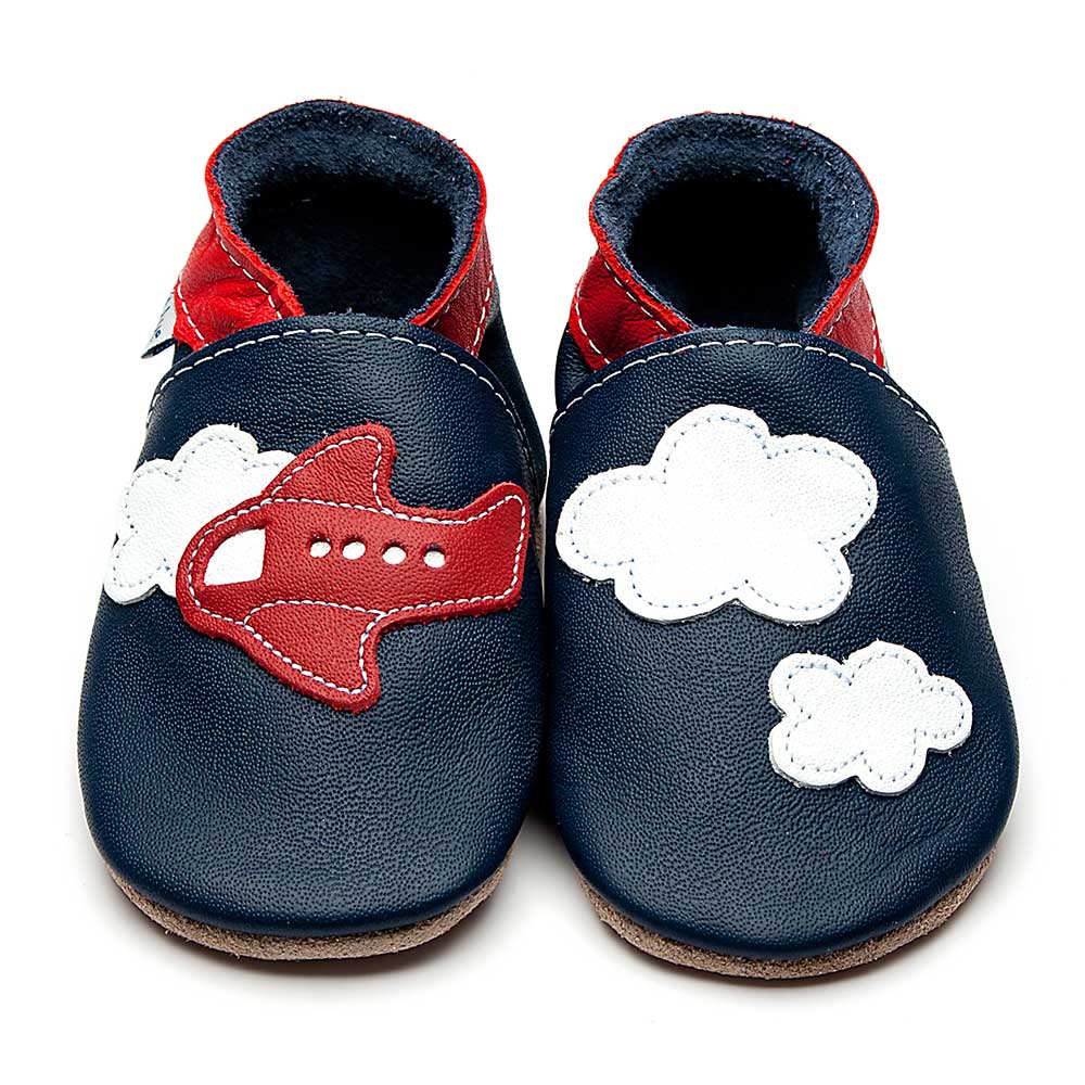 Inch Blue Kinderschuhe Flugzeug Marineblau