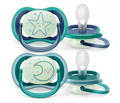 Philips Avent Ultra Air Schnuller 6-18M Dunkeln leuchtend