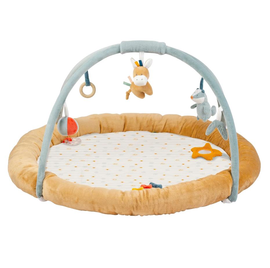 Nattou Spielkissen mit Bogen Felix & Leo