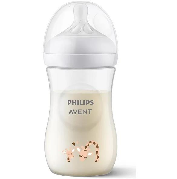 Philips Avent Natural Flasche 1M+ 260ml, Girafe