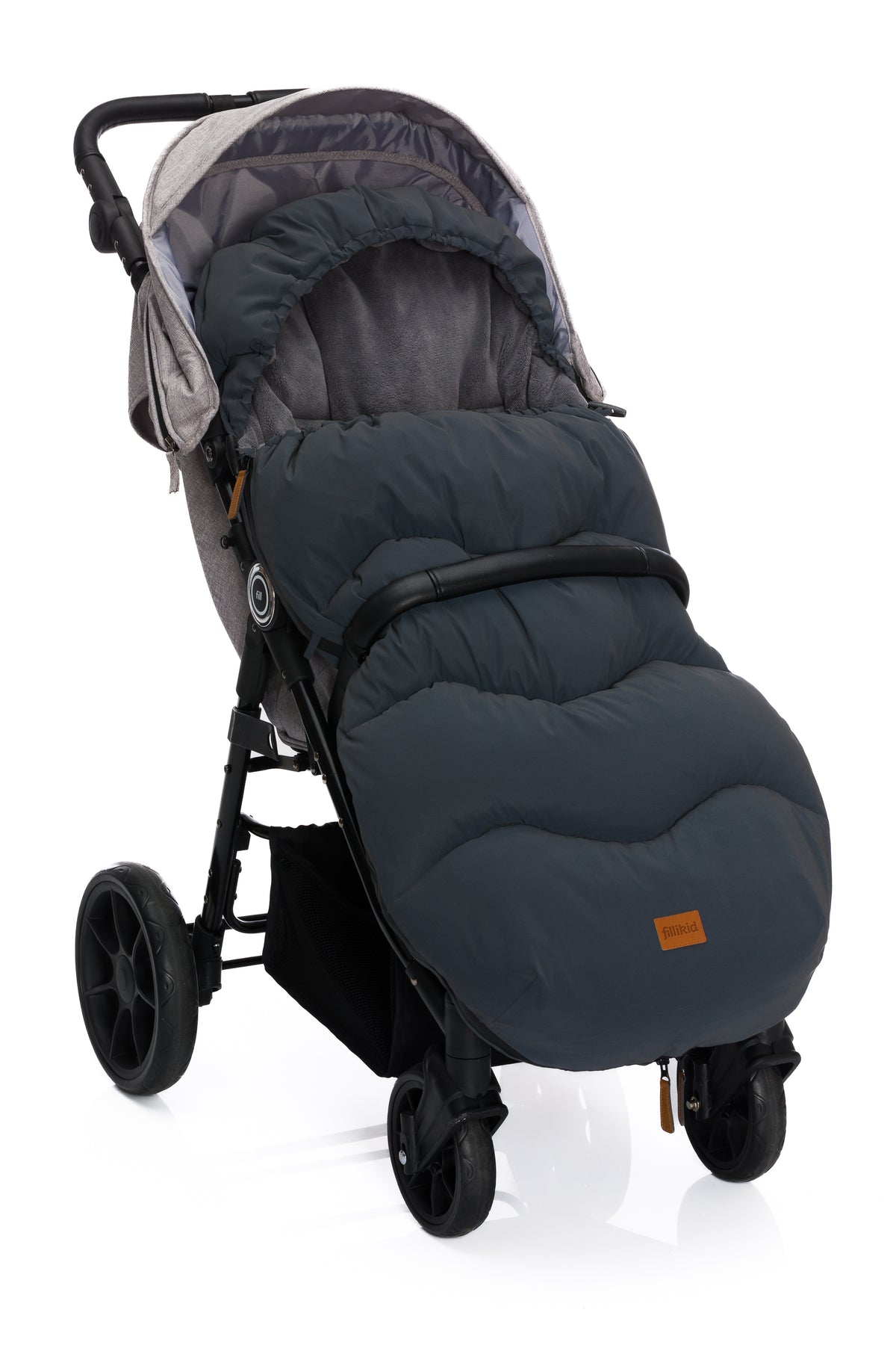 Fillikid Winterfusssack Ogre Reflect schwarz