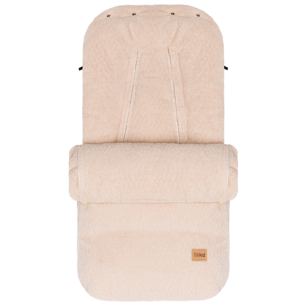 Fillikid Winterfusssack Elias Teddyplüsch natur