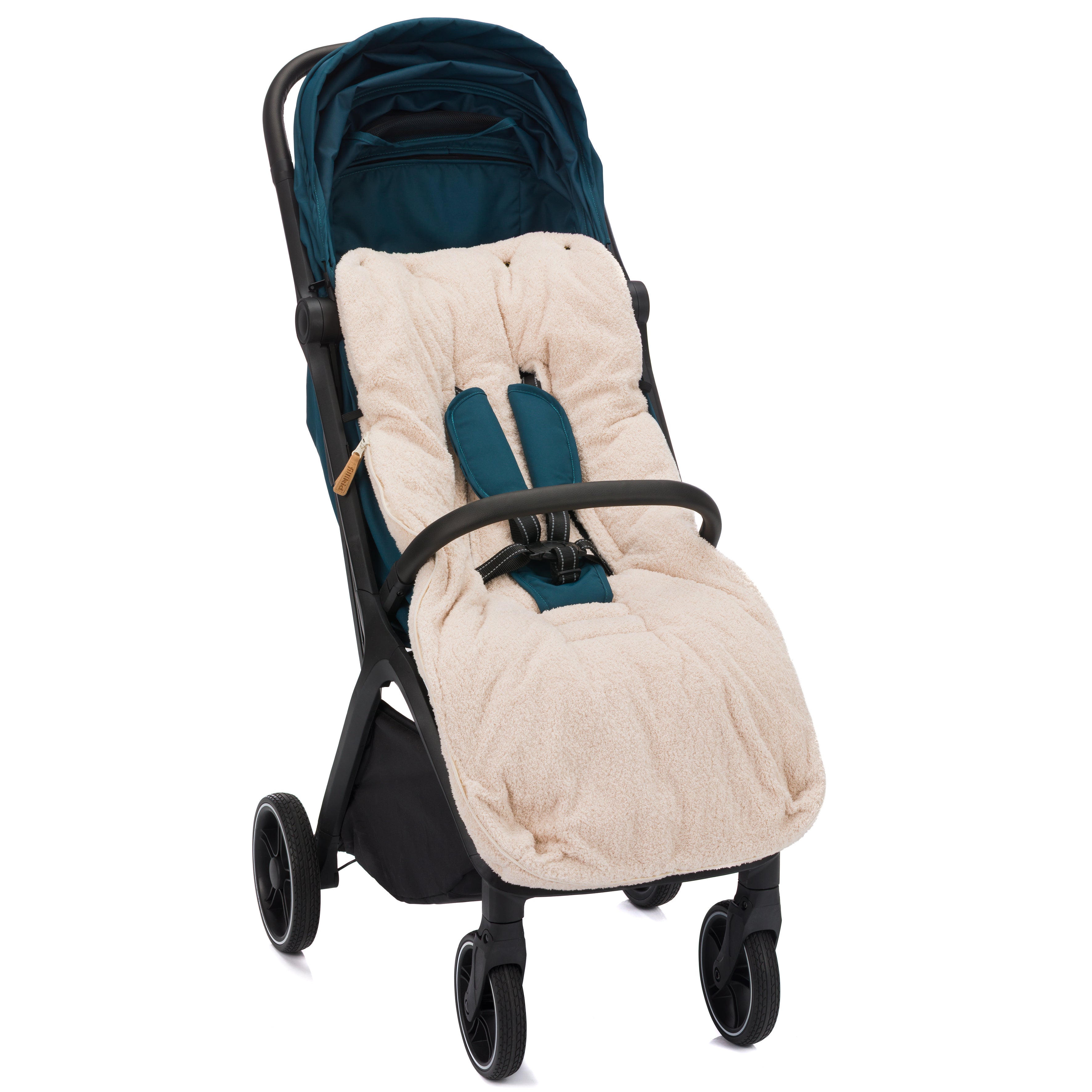 Fillikid Winterfusssack Elias Teddyplüsch natur