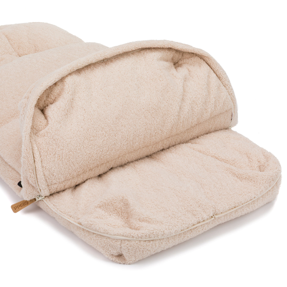 Fillikid Winterfusssack Elias Teddyplüsch natur