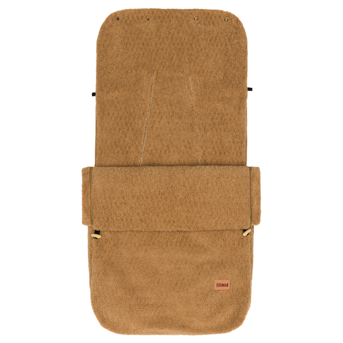 Fillikid Winterfusssack Elias Teddyplüsch braun