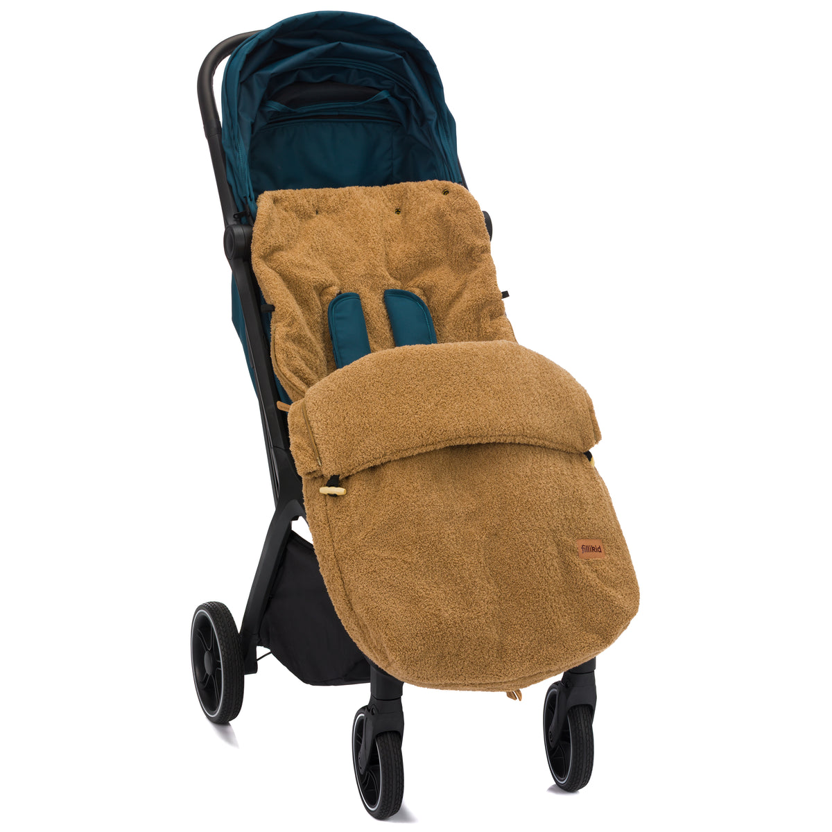 Fillikid Winterfusssack Elias Teddyplüsch braun