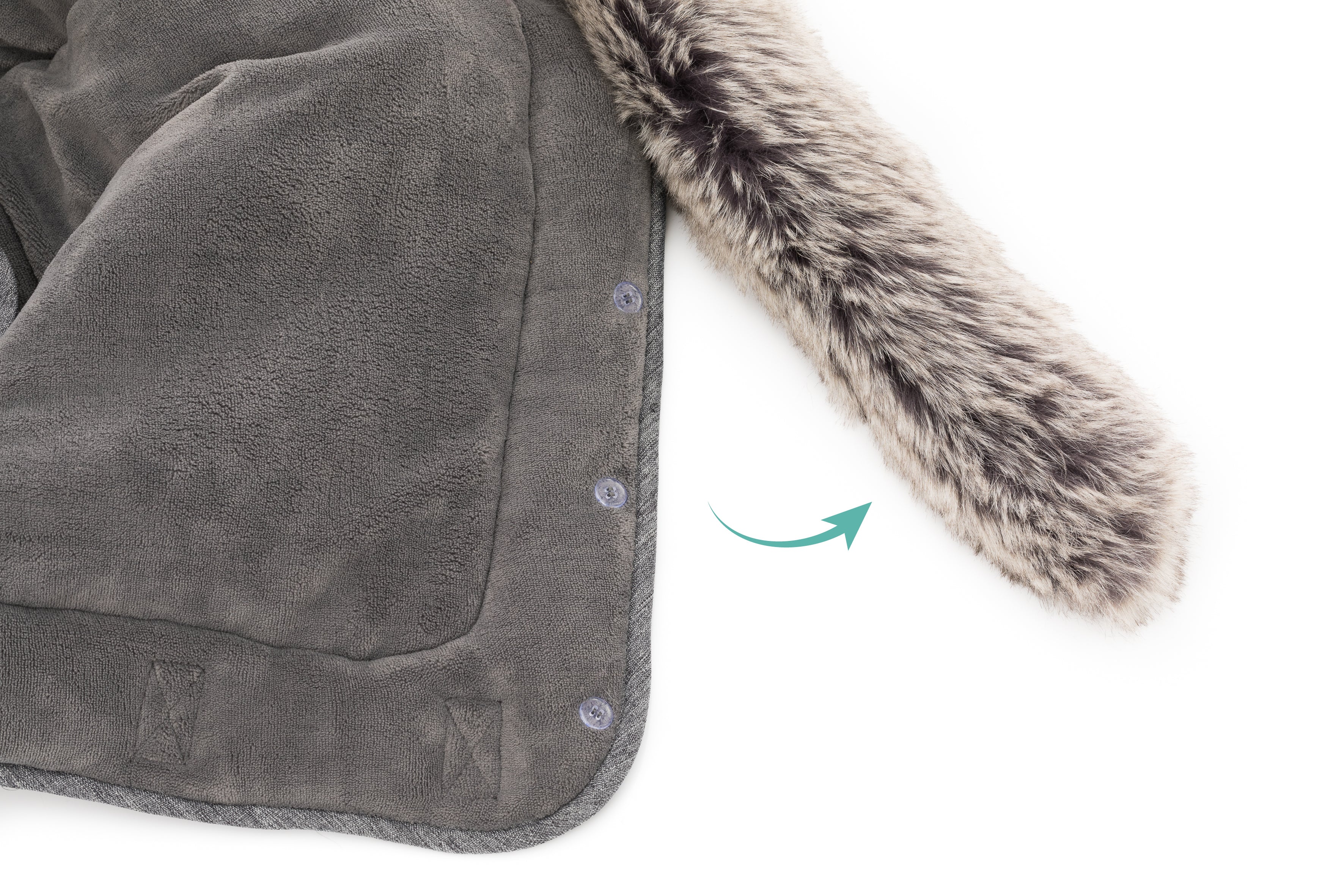 Fillikid Schlittensack Pico grau