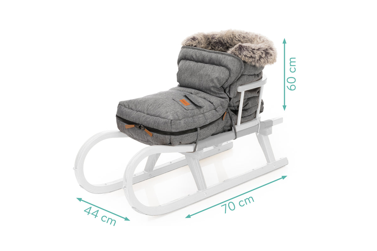 Fillikid Schlittensack Pico grau