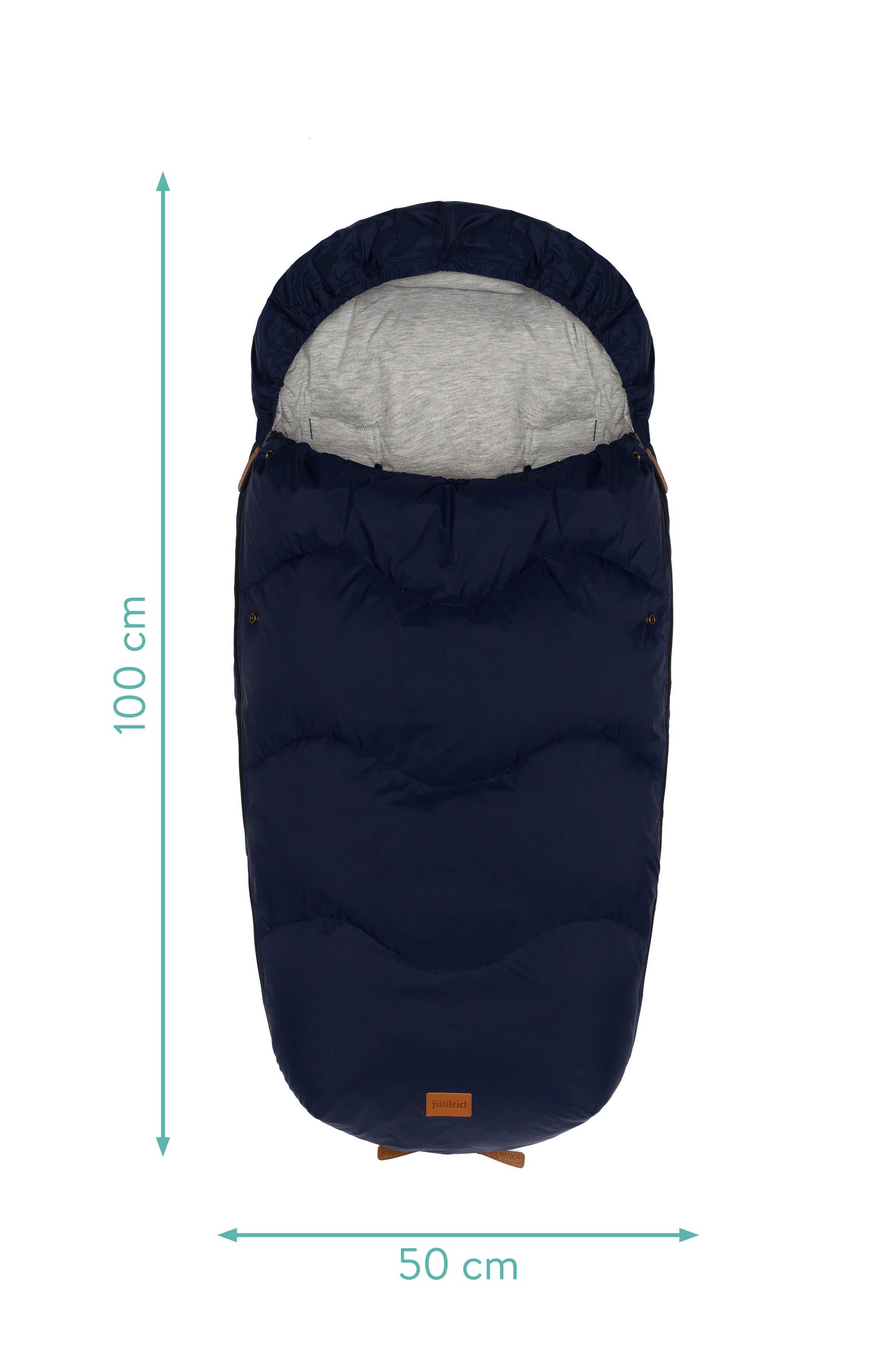 Fillikid Fusssack Lawu Daunenfusssack marine