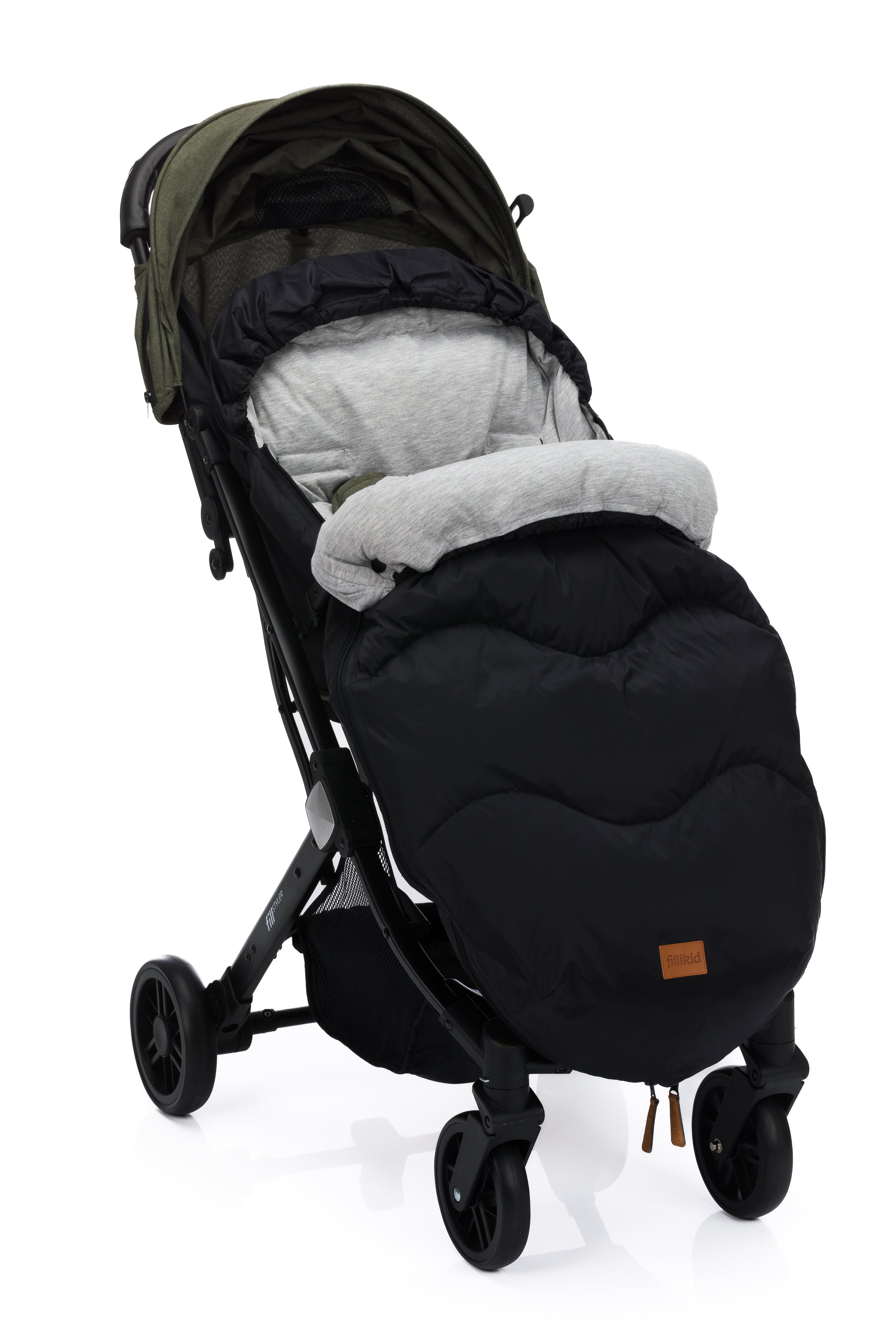 Fillikid Fusssack Lawu Daunenfusssack schwarz