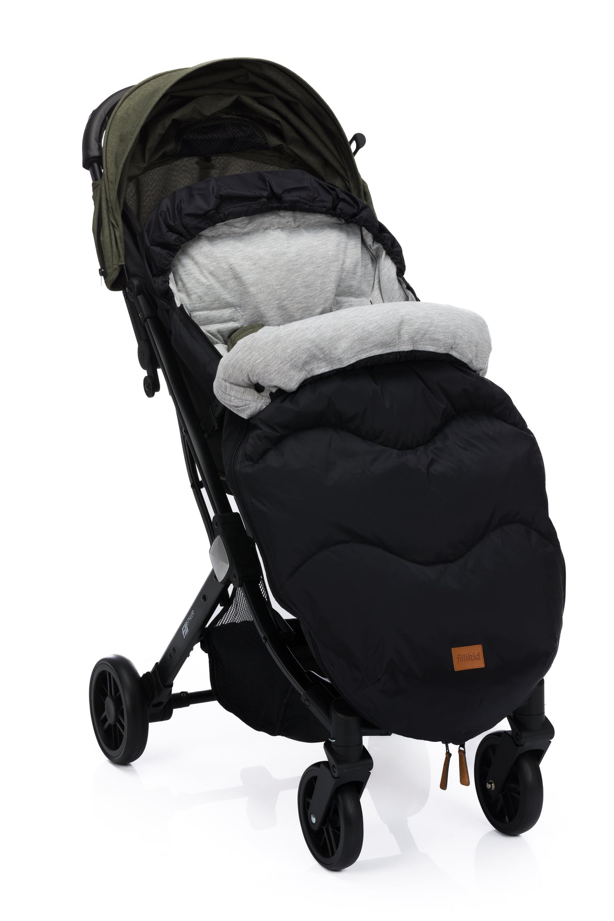 Fillikid Fusssack Lawu Daunenfusssack schwarz