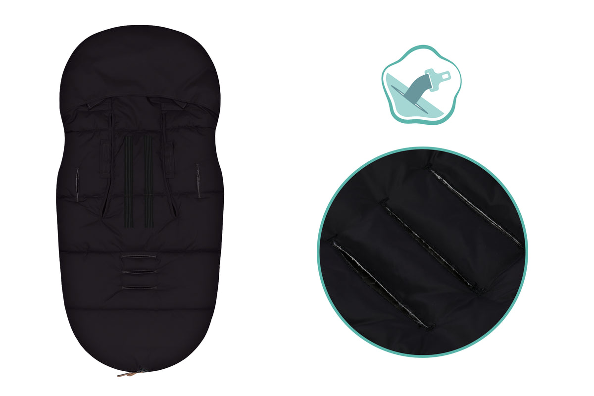 Fillikid Fusssack Lawu Daunenfusssack schwarz