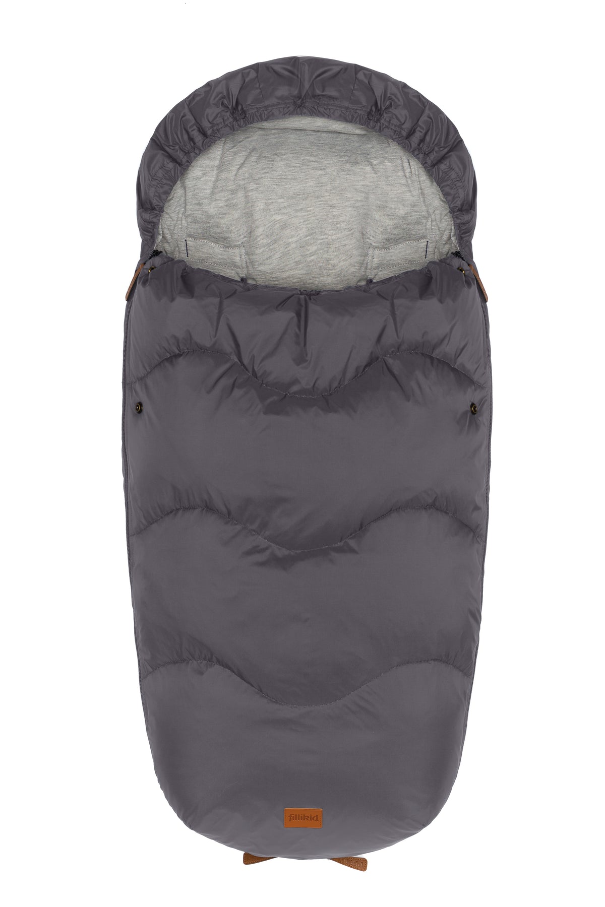 Fillikid Fusssack Lawu Daunenfusssack grau