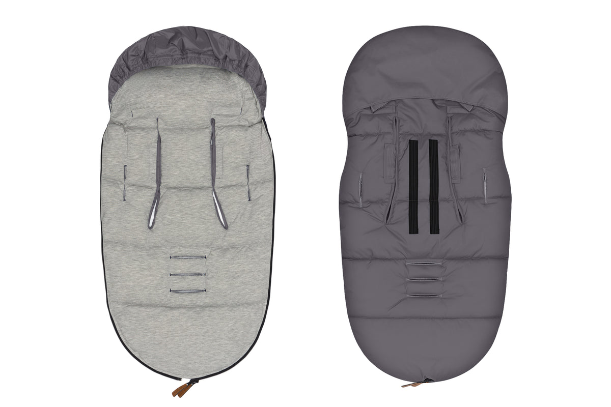 Fillikid Fusssack Lawu Daunenfusssack grau