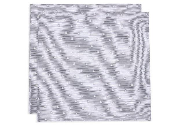 Jollein Mullwindeln Hydrophil 115x115cm 2er Pack Miffy Stripe