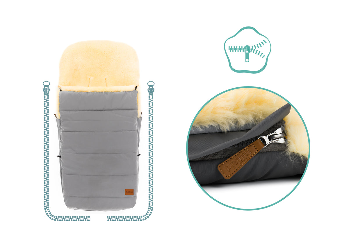 Fillikid Fusssack Bernina Reflect silber
