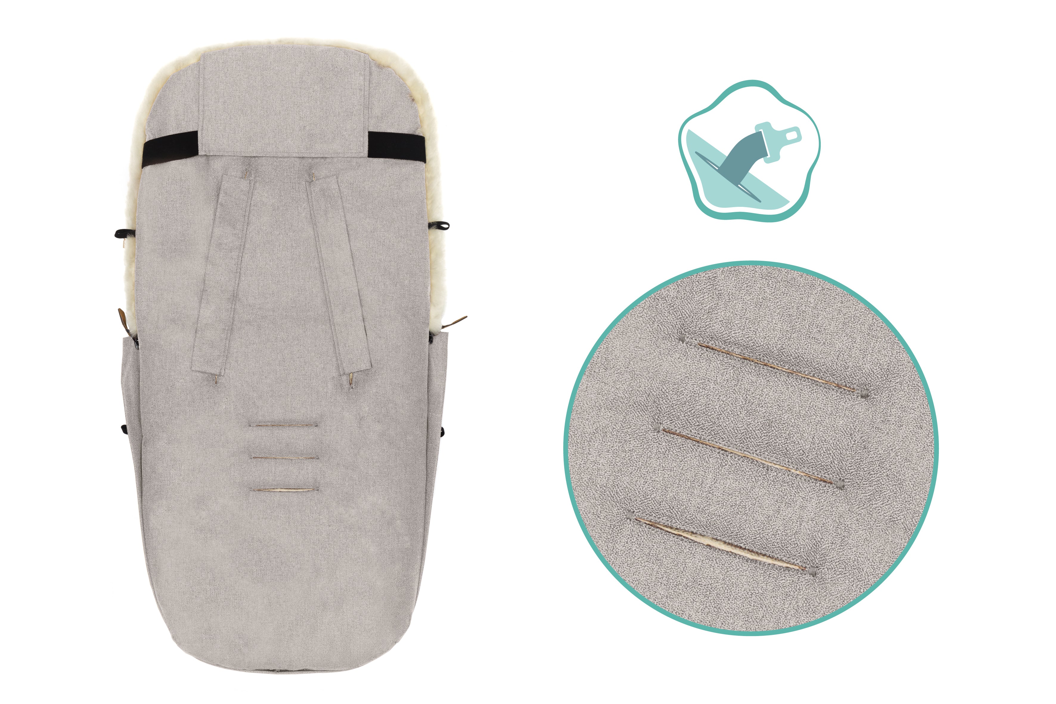 Fillikid Fusssack Bernina Style champagner