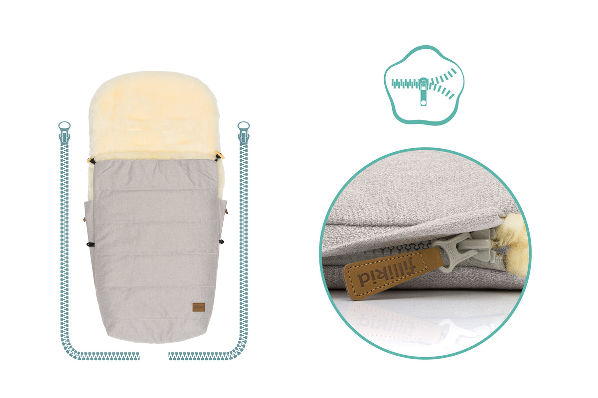Fillikid Fusssack Bernina Style champagner