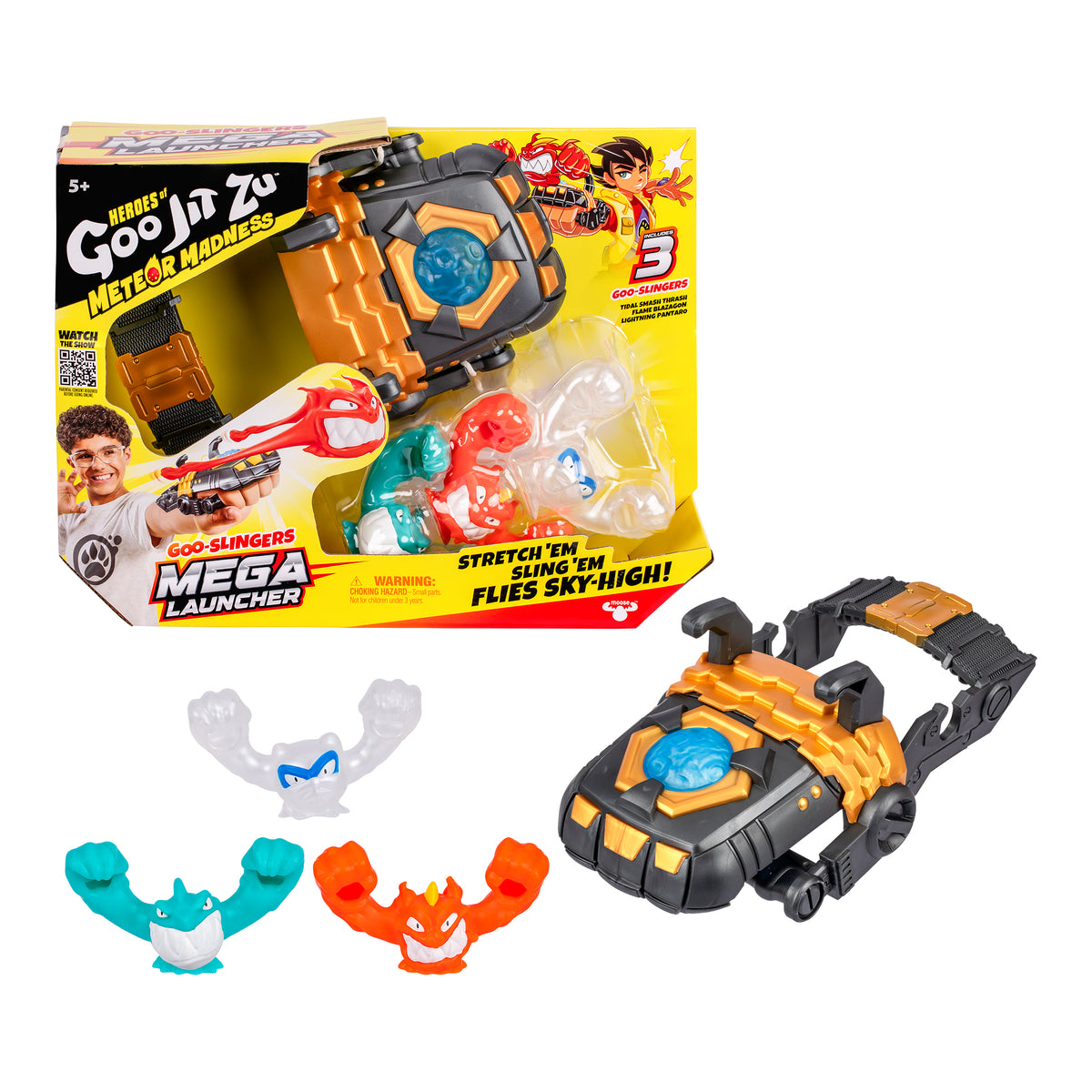 Character Heroes of Goo Jit Zu Schleuder Set