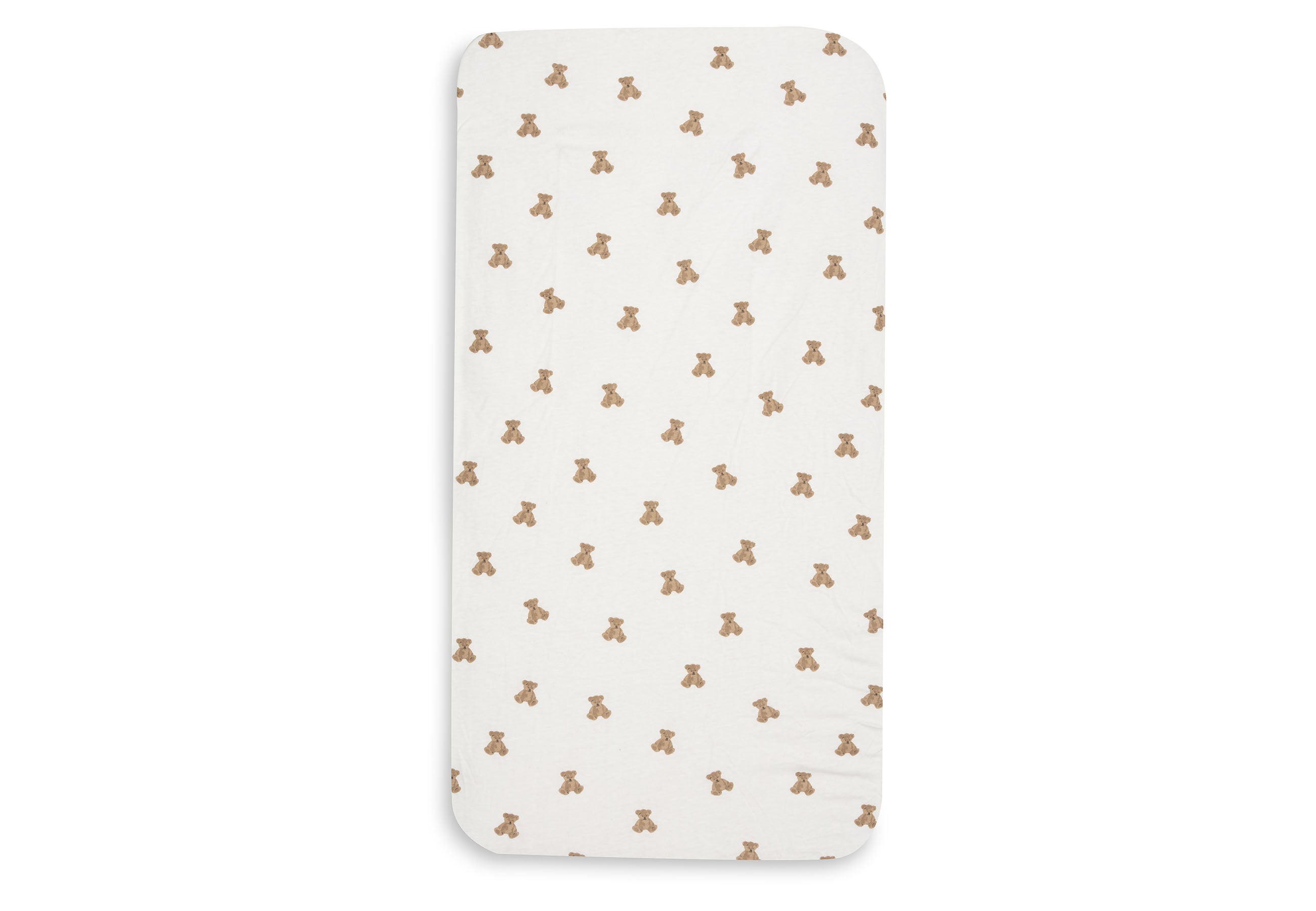 Jollein Spannbettlaken Jersey - Mini Teddy Bear