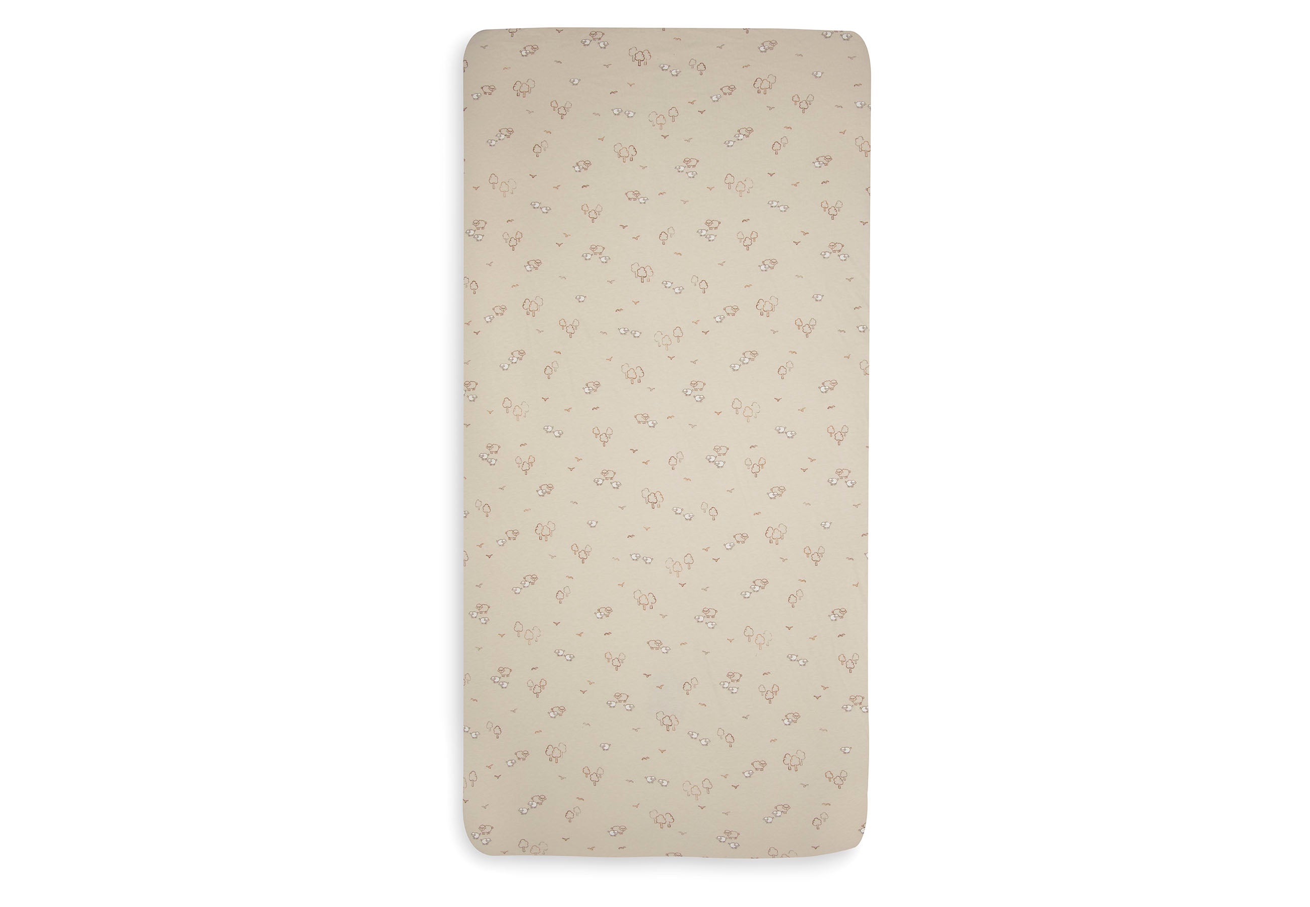 Jollein Spannbettlaken Jersey Woolly