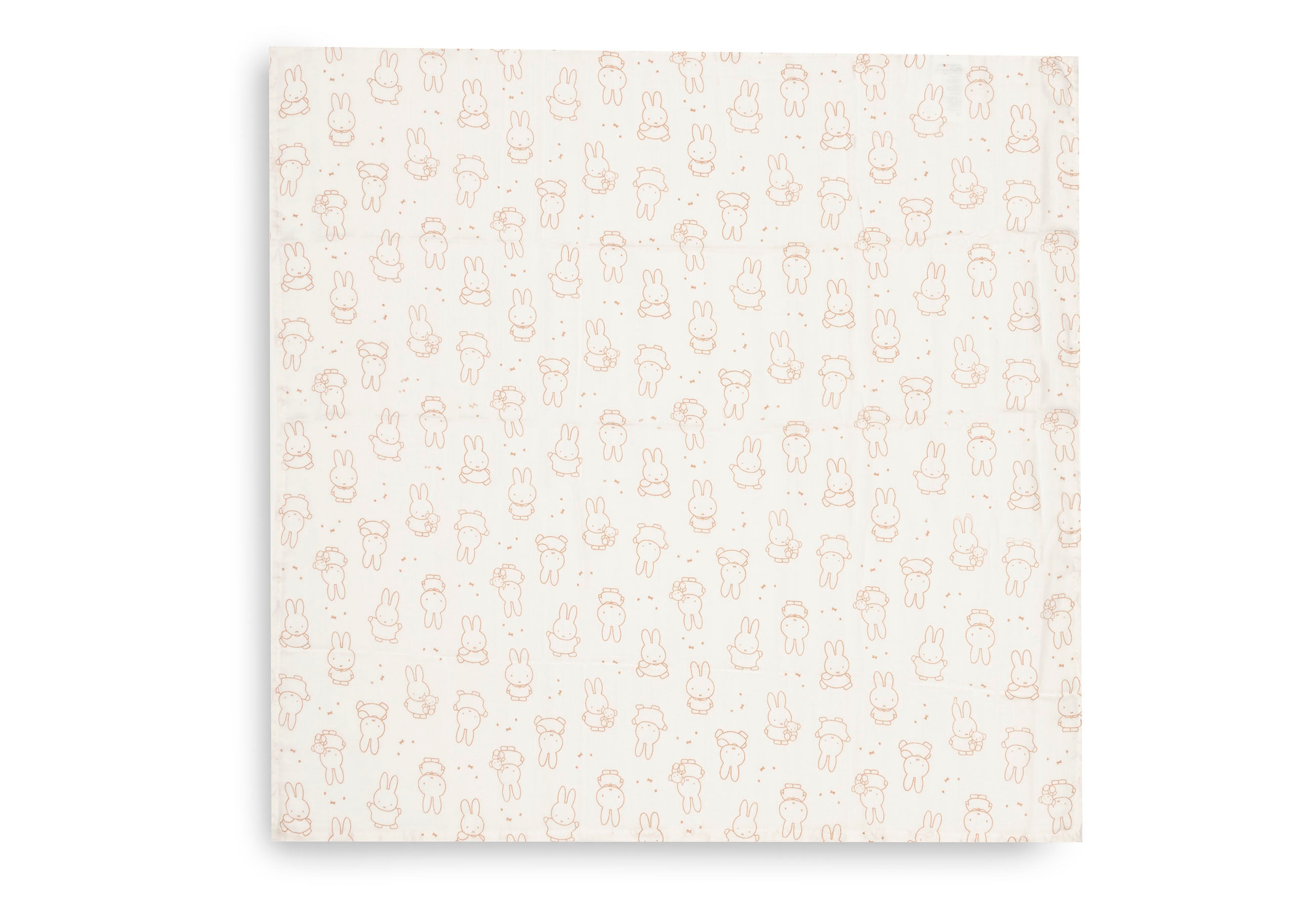 Jollein Mullwindeln Hydrophill 70x70cm Miffy Moments Light Terra 3 Stück