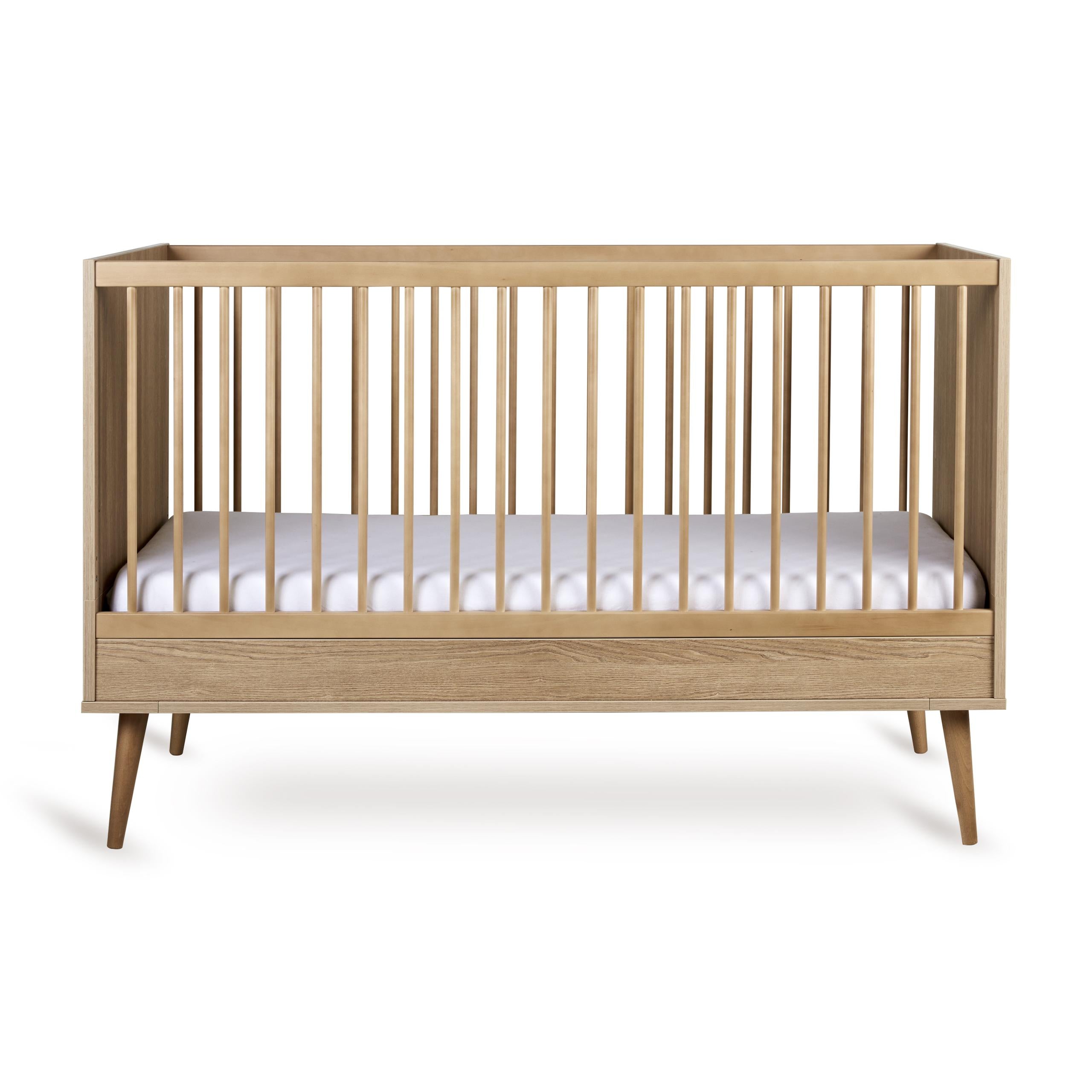 Quax Flow Kinderbett 70 x 140 cm honey ash