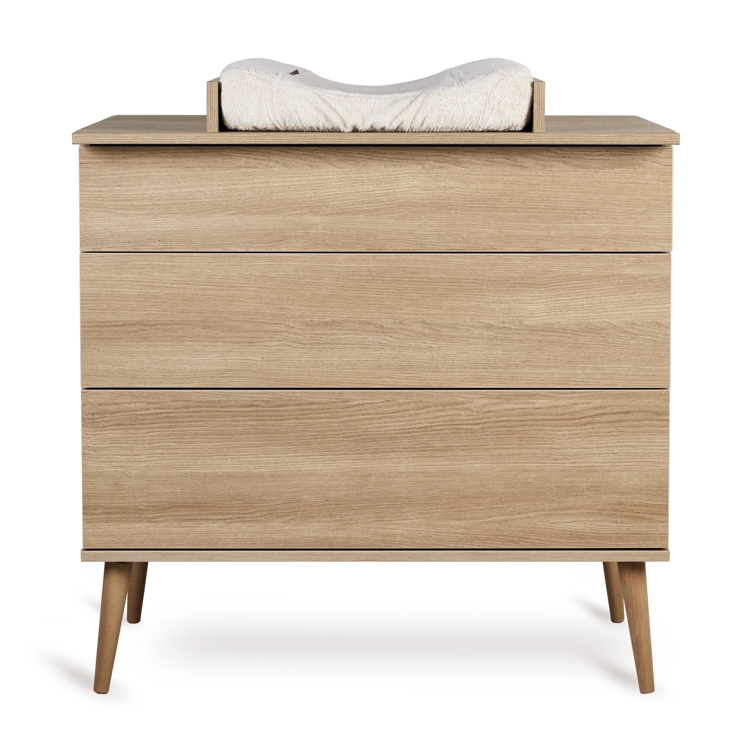 Quax Flow Wickelkommode inkl. Wickelaufsatz honey ash