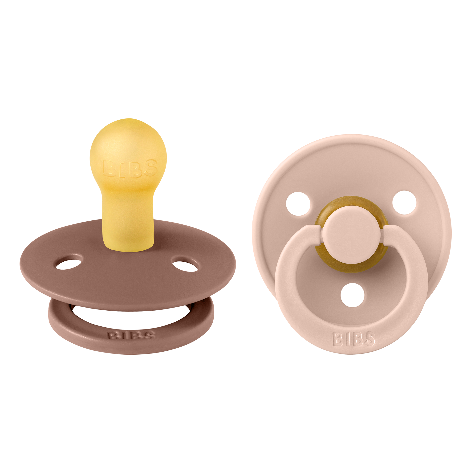 BIBS Nuggi Latex Round 6-12m 2er Pack