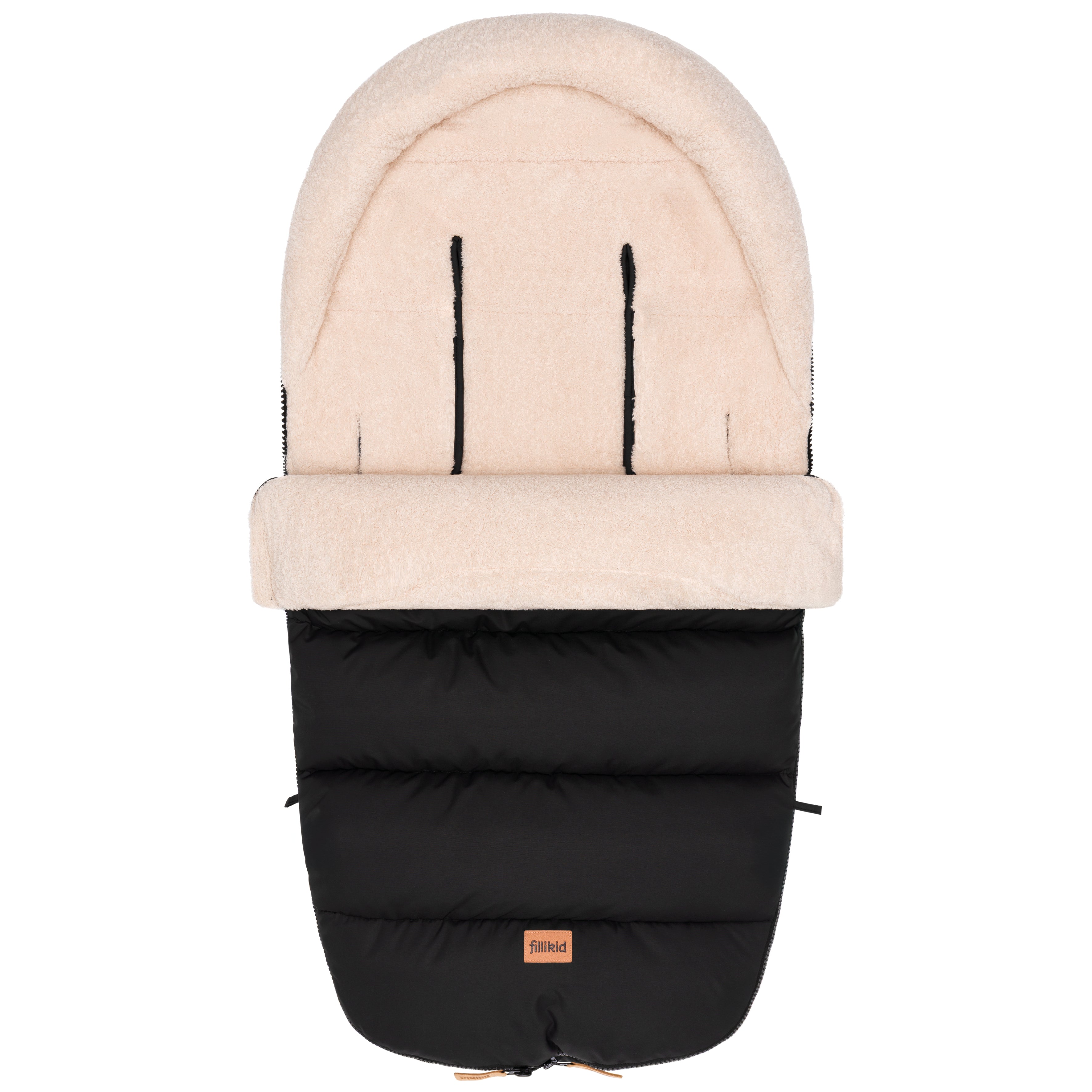 Fillikid Winterfusssack Atlas Teddy schwarz