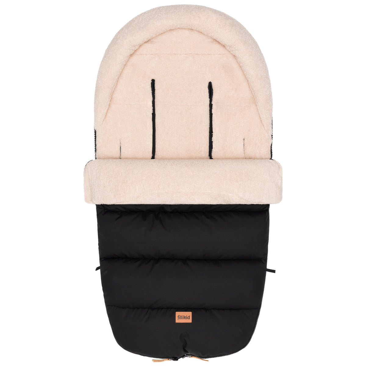Fillikid Winterfusssack Atlas Teddy schwarz