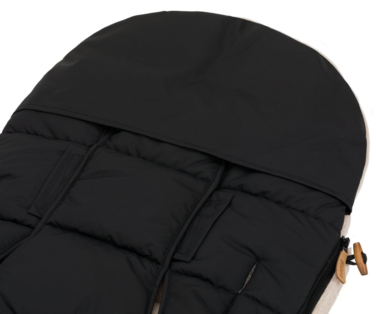 Fillikid Winterfusssack Atlas Teddy schwarz