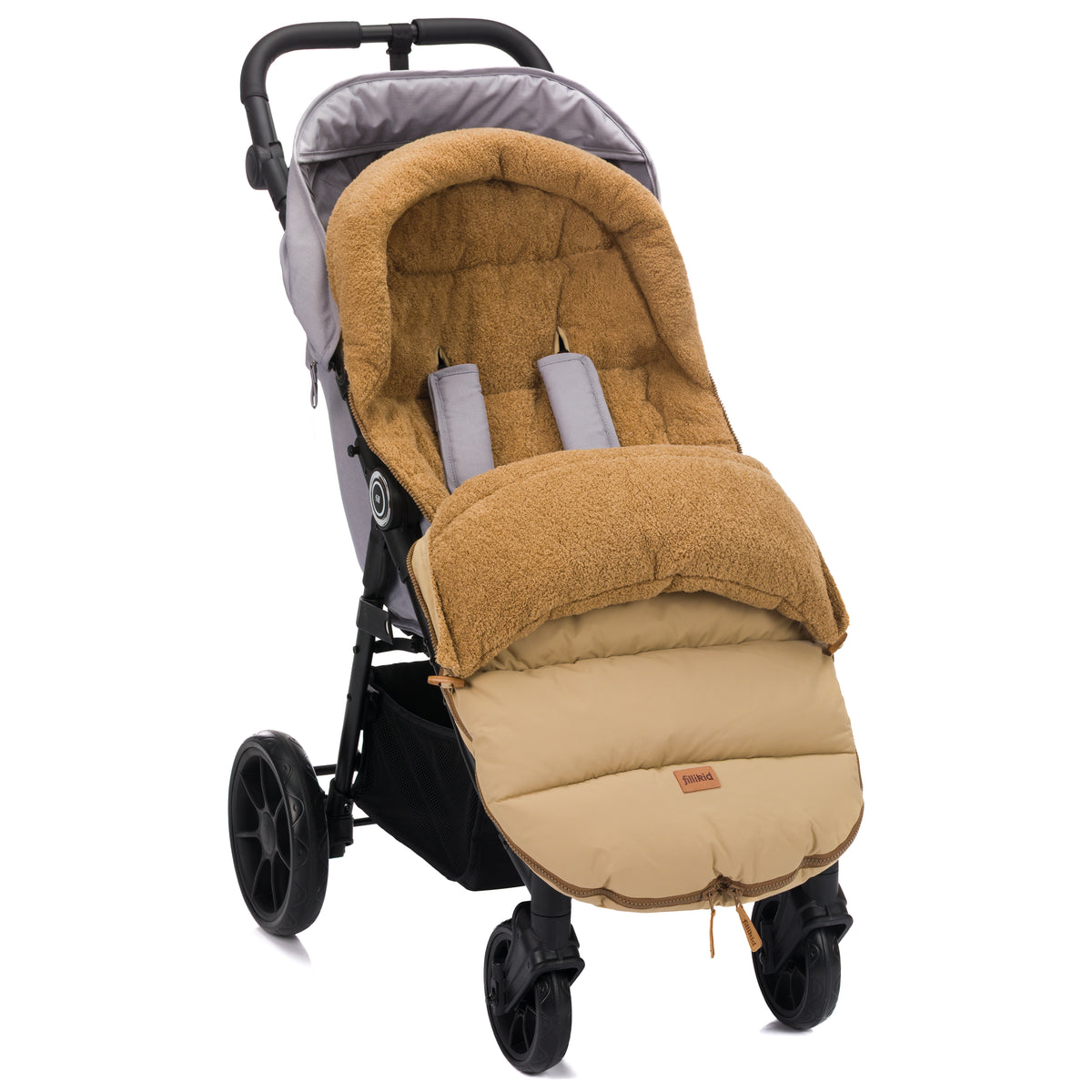 Fillikid Winterfusssack Atlas Teddy natur