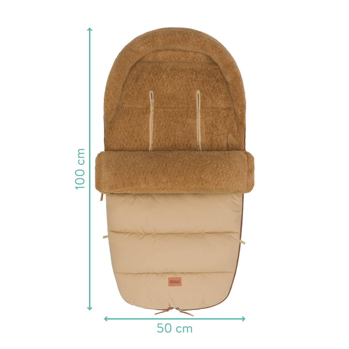 Fillikid Winterfusssack Atlas Teddy natur