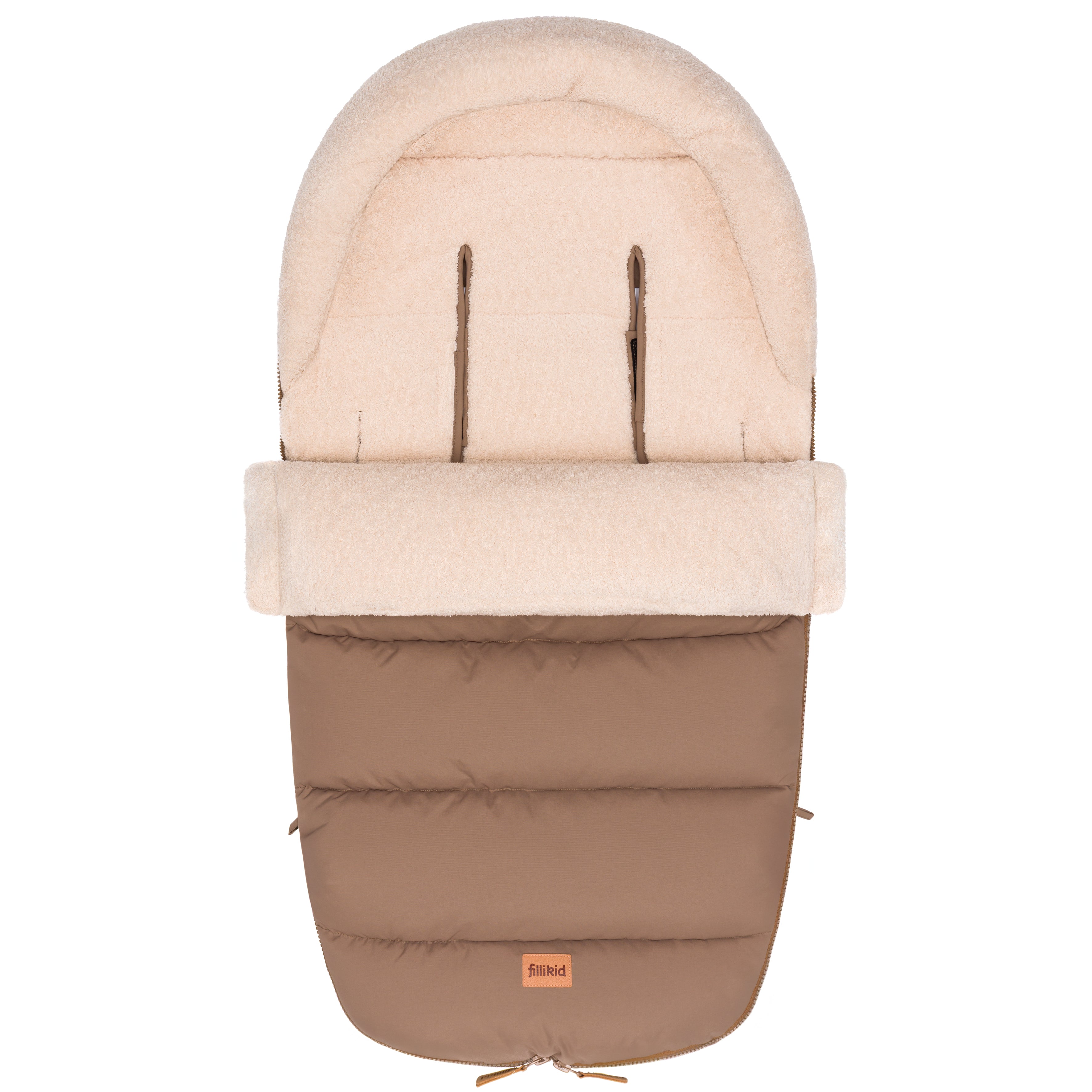 Fillikid Winterfusssack Atlas Teddy taupe