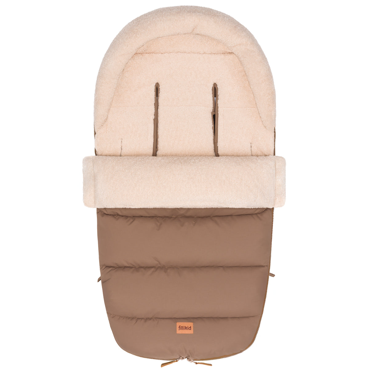 Fillikid Winterfusssack Atlas Teddy taupe