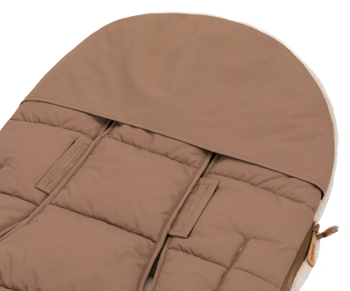 Fillikid Winterfusssack Atlas Teddy taupe