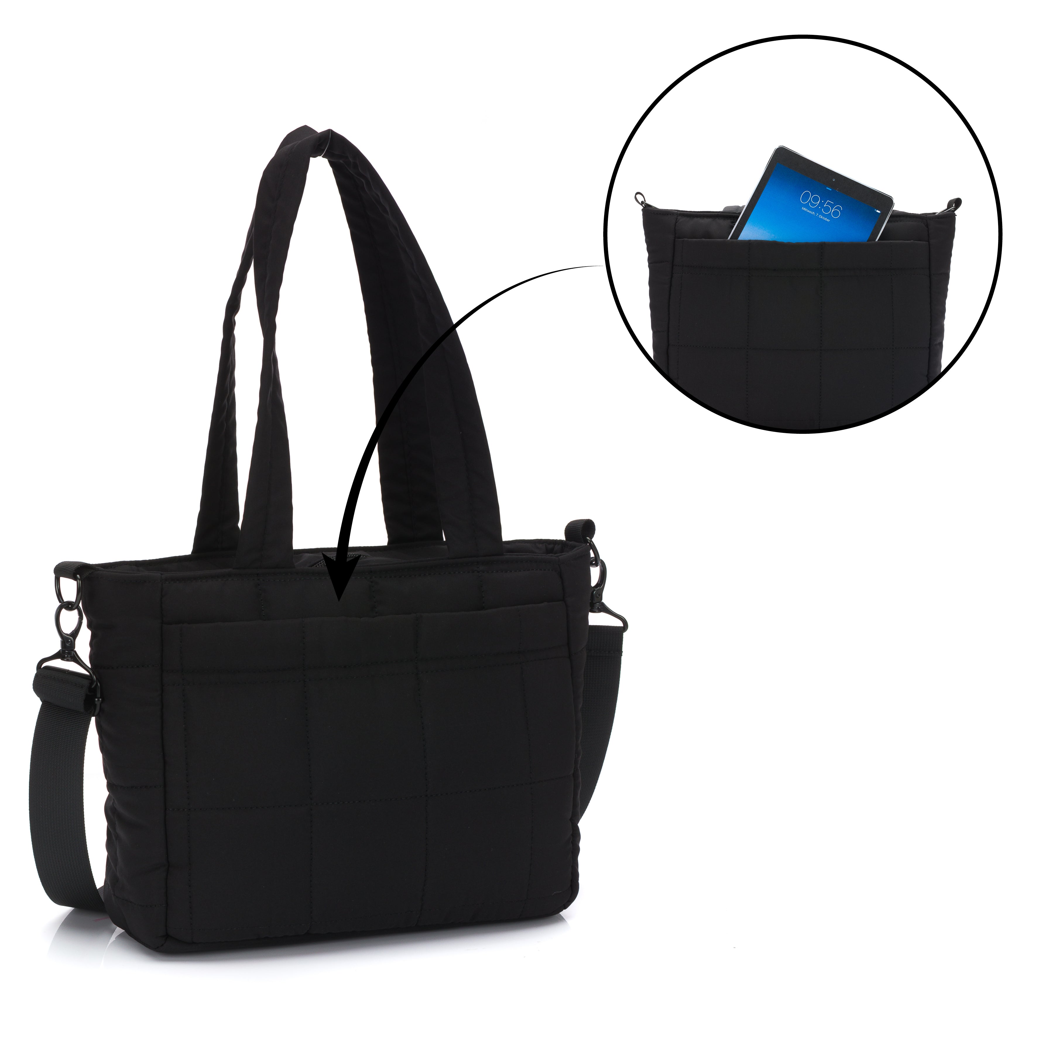 Fill Wickeltasche Vienna small schwarz
