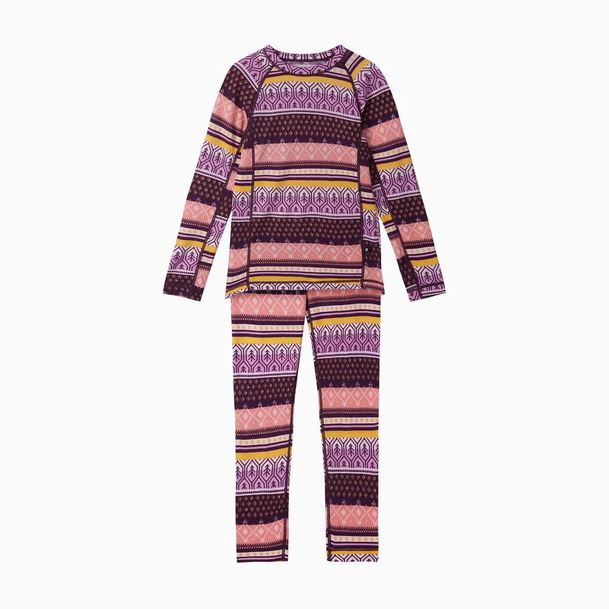 Reima Kinder Funktionsunterwäsche Set Taitoa deep purple