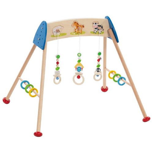 Goki Baby-Fit Tierstimmen Bauernhof, Greif- und Spieltrainer